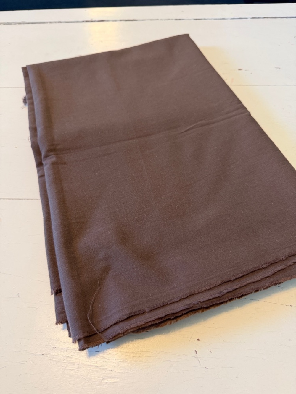 Chocolate Brown Fabric yardage